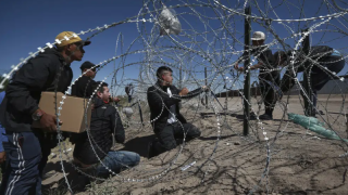 migrants in Juarez Mexico 