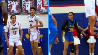 Veterans Memorial boys overpower Moody; Lady Trojans hold off Lady Eagles