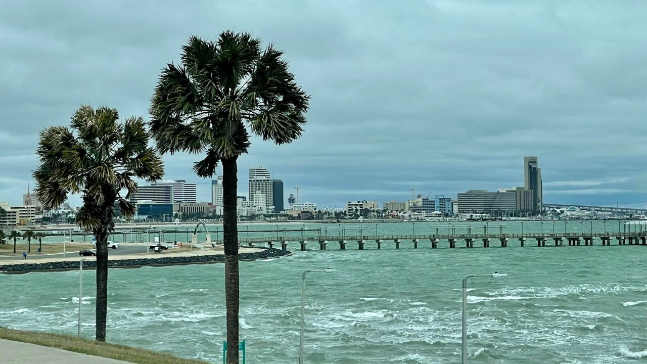 Cold cloudy day in Corpus Christi - Photo By: FB Coastal Bend Weather Watcher Minerva Lupe Suarez