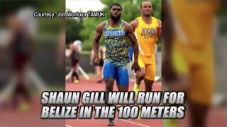 TAMUK's Shaun Gill will race for Belize in the 100 meters at the Olympics