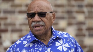 Fiji's Prime Minister Sitiveni Rabuka