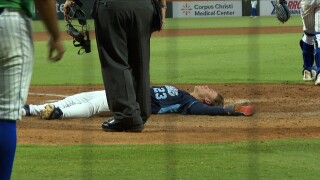 Hooks' Kenedy Corona rests at home after scoring game-tying run