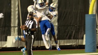 Moody celebrates touchdown against H.M. King