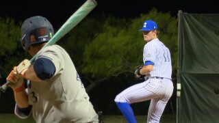 Islanders pitcher Matthew Watson