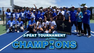 Islanders tennis sweep Southland Conference Tournament Championship