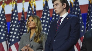 Melania Trump and Barron Trump