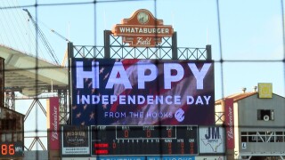 6,578 fans celebrate the Hooks' kickoff to Independence Day 2024